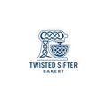 Twisted Sifter Bakery Logo Sticker — Celtic Mixer Kiss-Cut Sticker