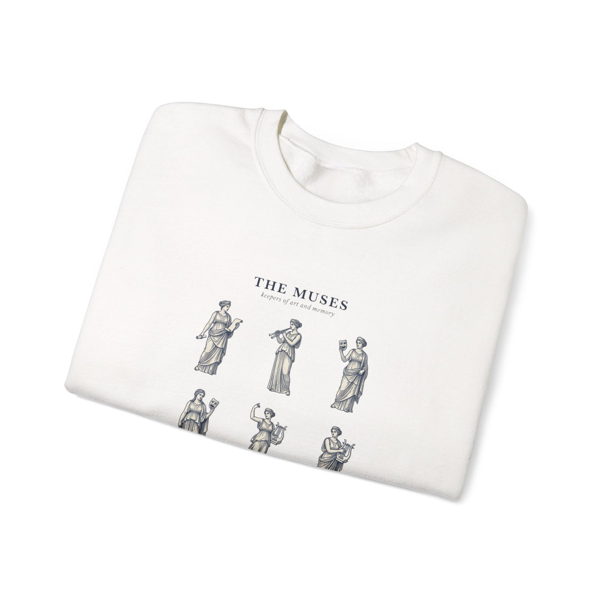 The Muses crewneck sweatshirt | Greek mythology, mythcore, classical art
