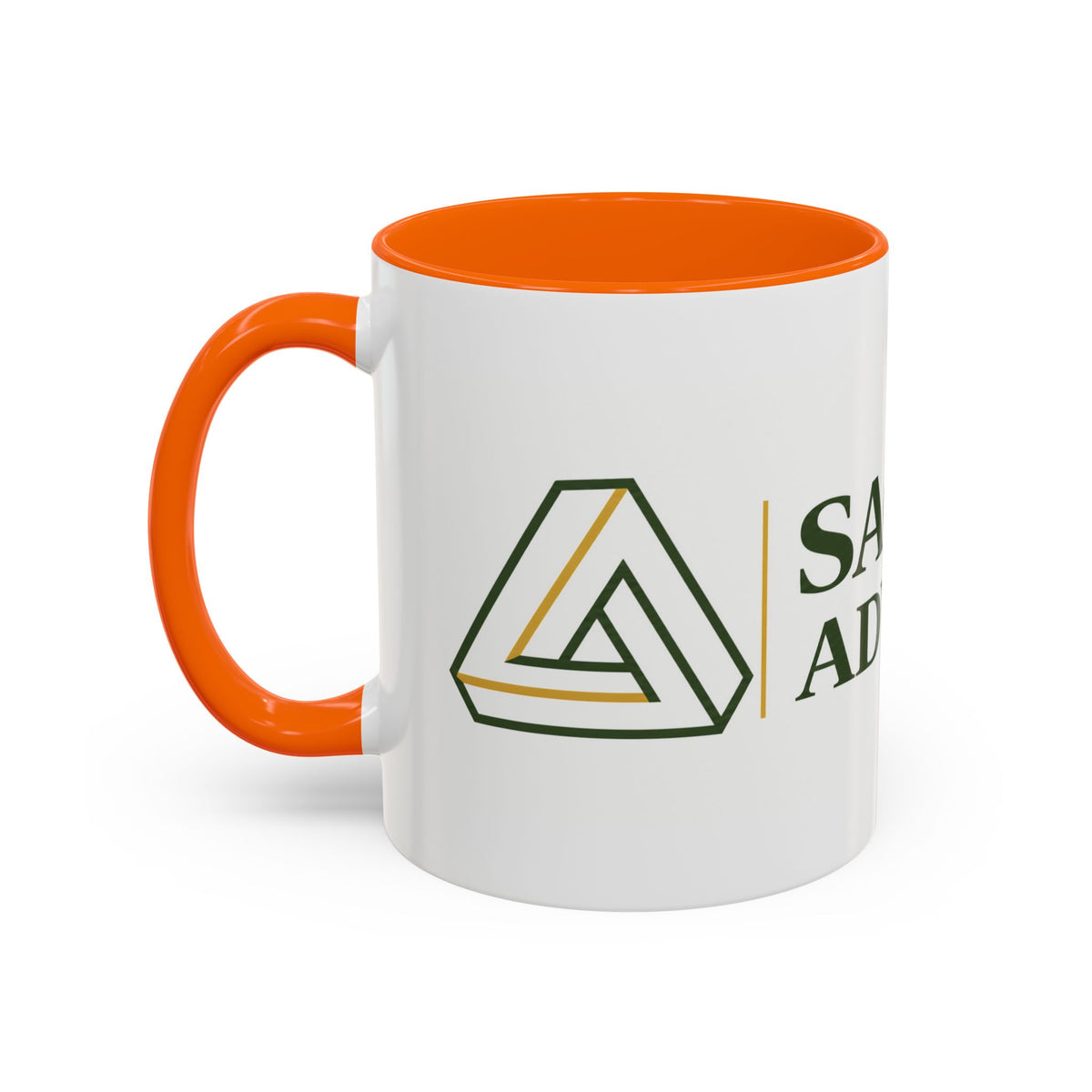 Sagefolio Advisors Logo Accent Coffee Mug — Branded Business Mug (11/15oz)