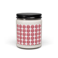 Scented Soy Candle – Pink Retro Pattern Jar