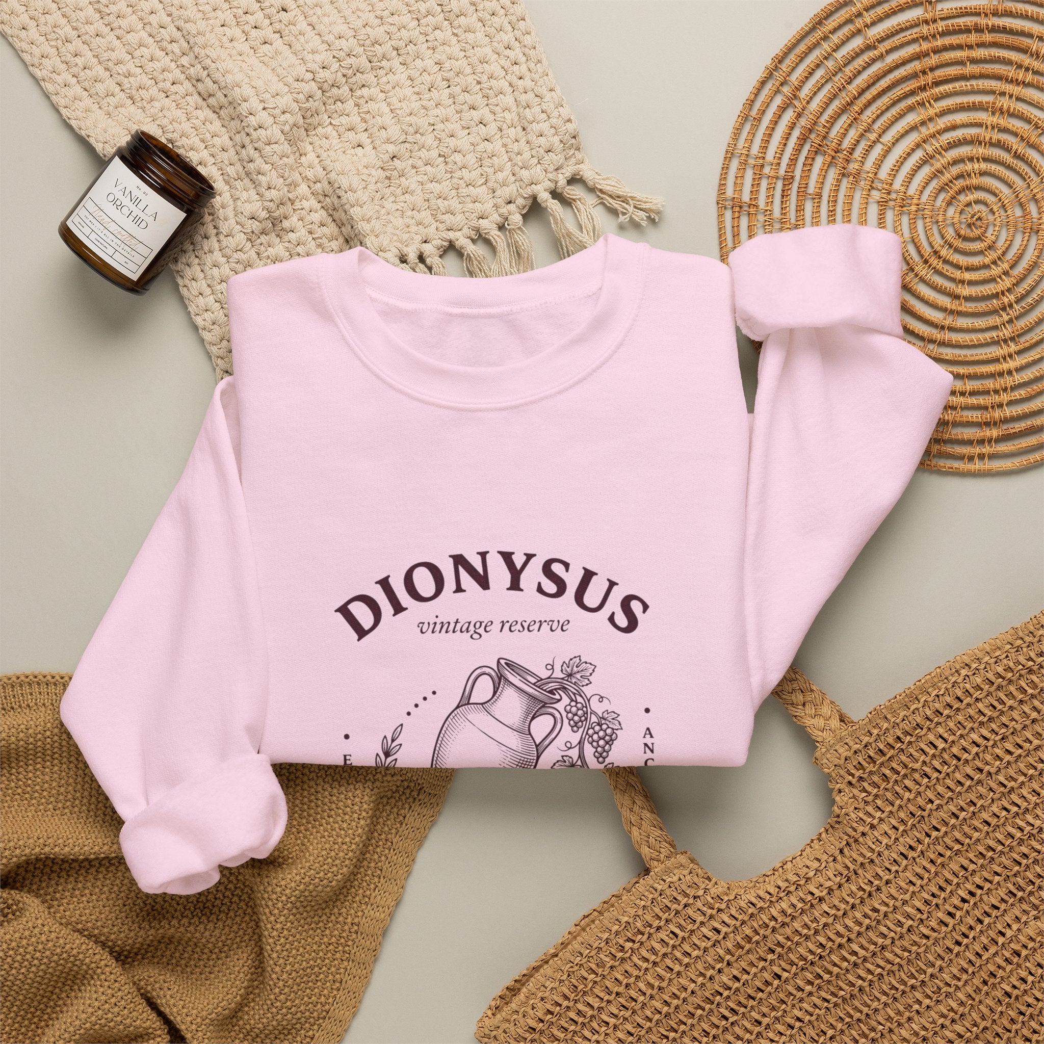 Dionysus Wine Society Crewneck Sweatshirt | Greek Mythology, Mythcore