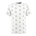 SageFolio Advisors Minimalist Triangle Pattern All-Over Print T-Shirt