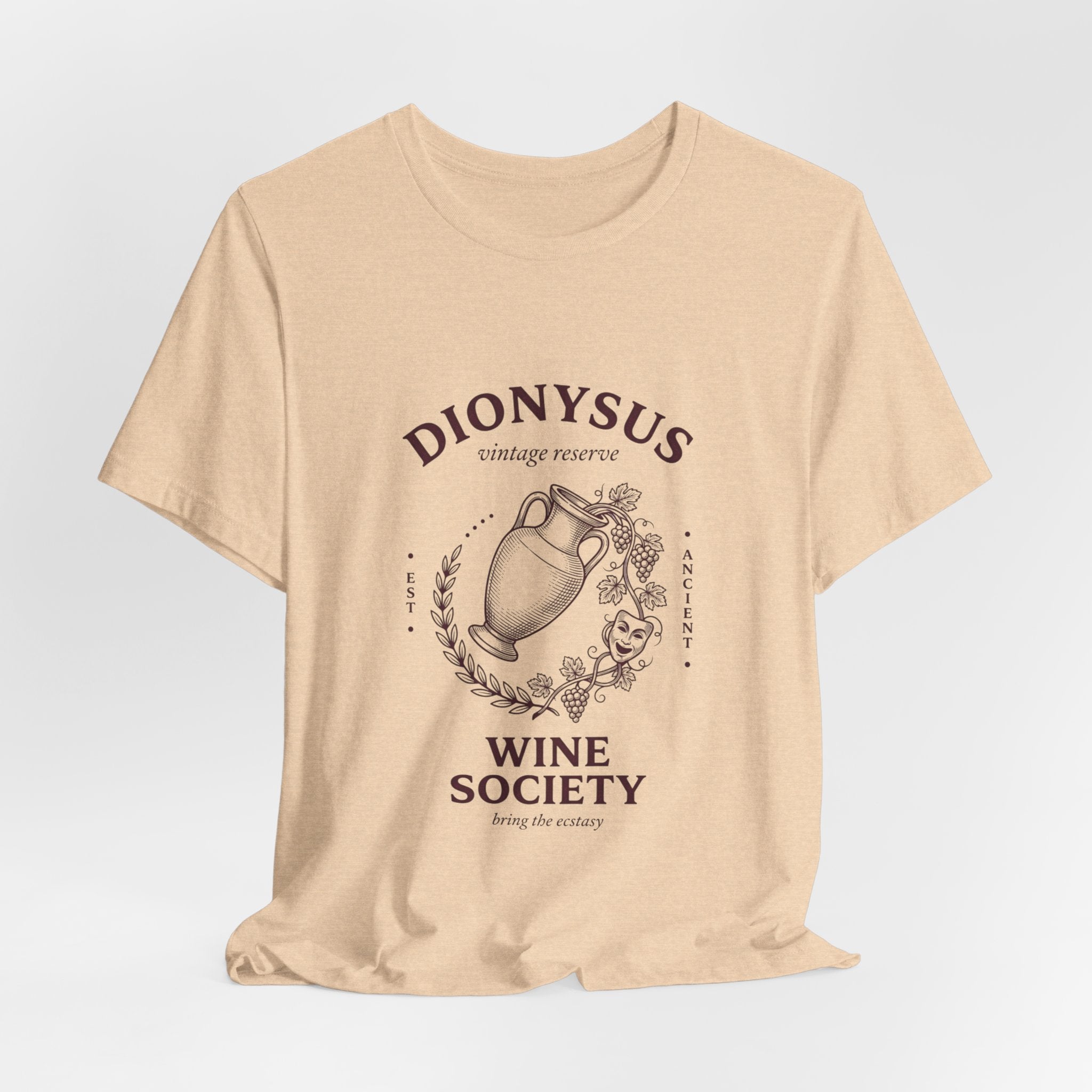 Dionysus Wine Society Tee | Greek Mythology, Mythcore Classic