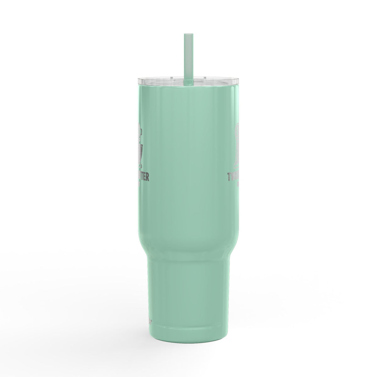 40oz Engraved Insulated Tumbler with Lid & Handle — 'I Scream for the Bakery' Coffee Travel Mug
