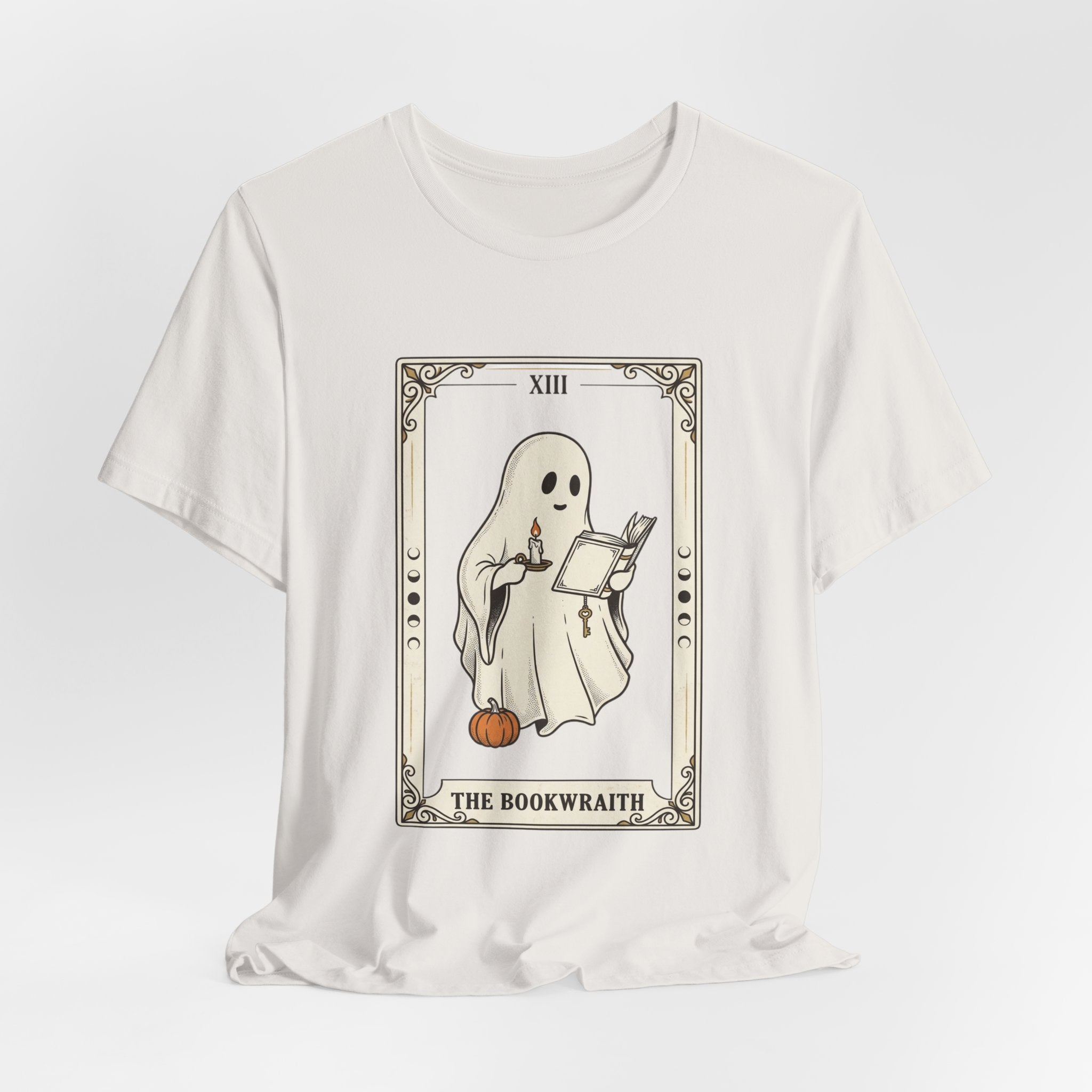 Bookwraith Ghost Reading Tee | Spooky Reader, Halloween Bookish