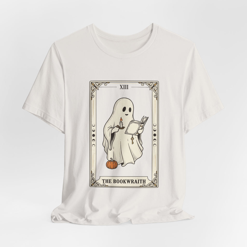Bookwraith Ghost Reading Tee | Spooky Reader, Halloween Bookish