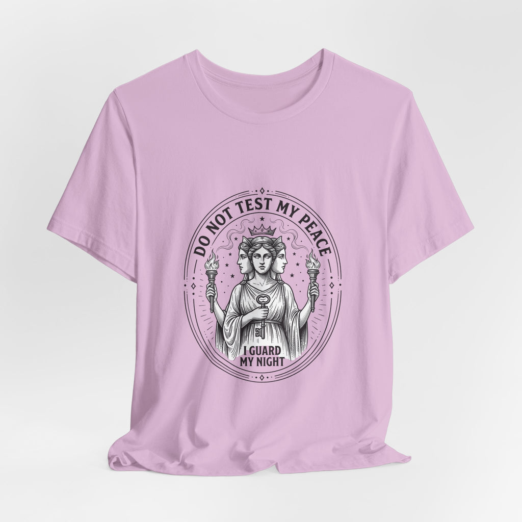 Do Not Test My Peace Guardian Illustration Tee | Greek Mythology, Mythcore