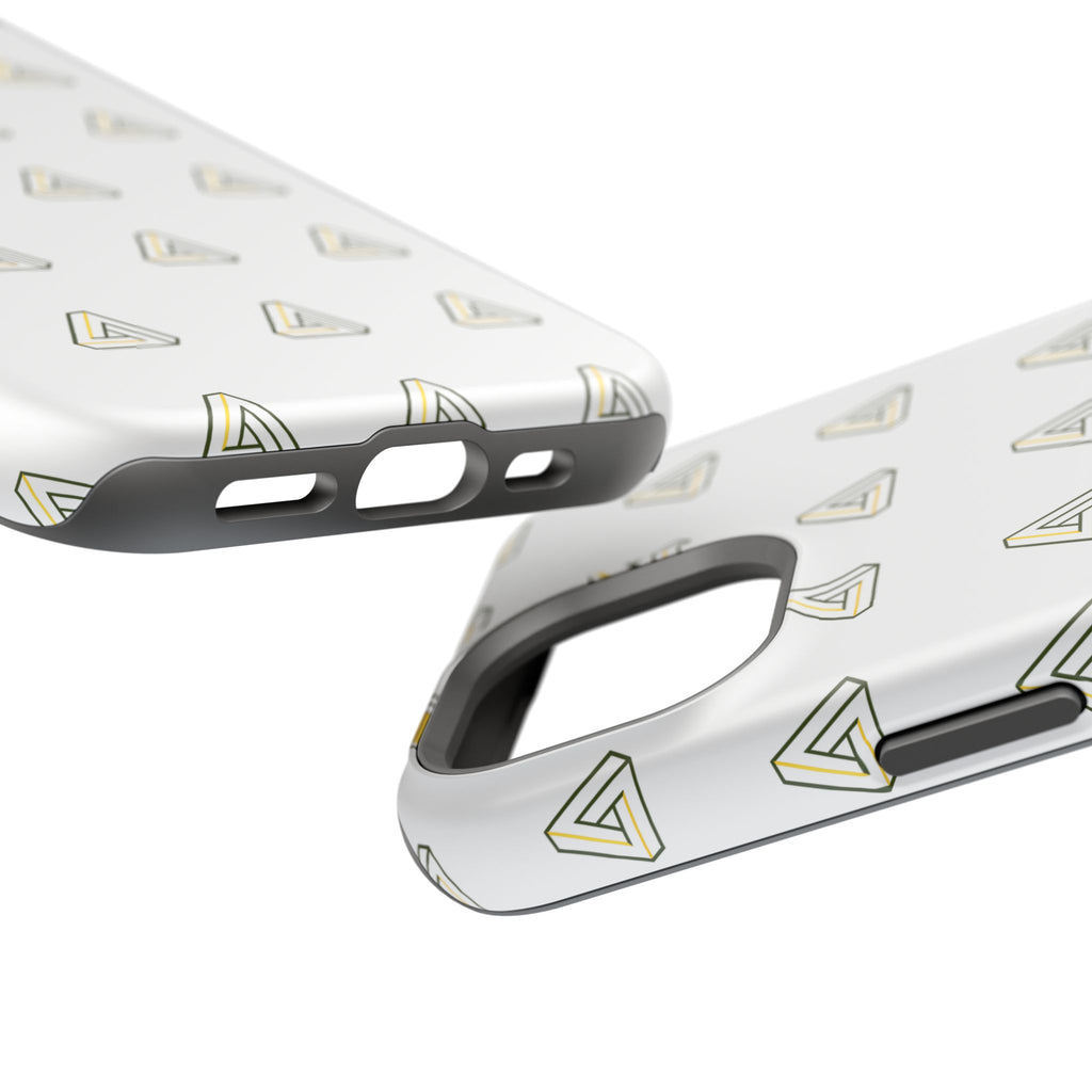 Magnetic Impact-Resistant Phone Case — Minimal Triangle Pattern