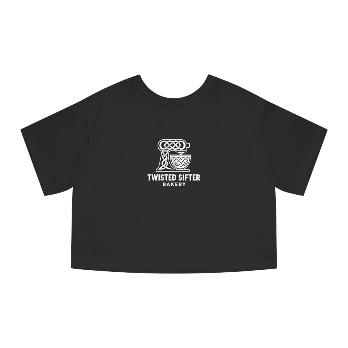 Bakery Crew Graphic Cropped T-Shirt — 'Sunset Daddy' Retro Dance Design