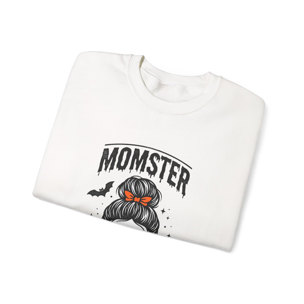 Momster Skull Mom Crewneck Sweatshirt | Halloween mom, bats, spooky season