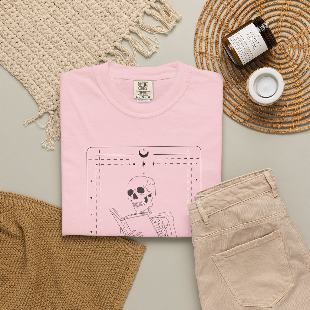 Book Lover T-Shirt — “Meet Me in the Stacks” Library Graphic Tee