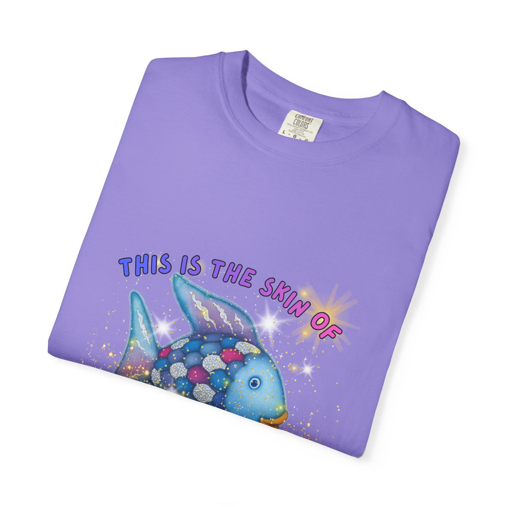 Fish Graphic T-Shirt — "This Is the Skin of a Killer, Bella" Colorful Ocean Artwork