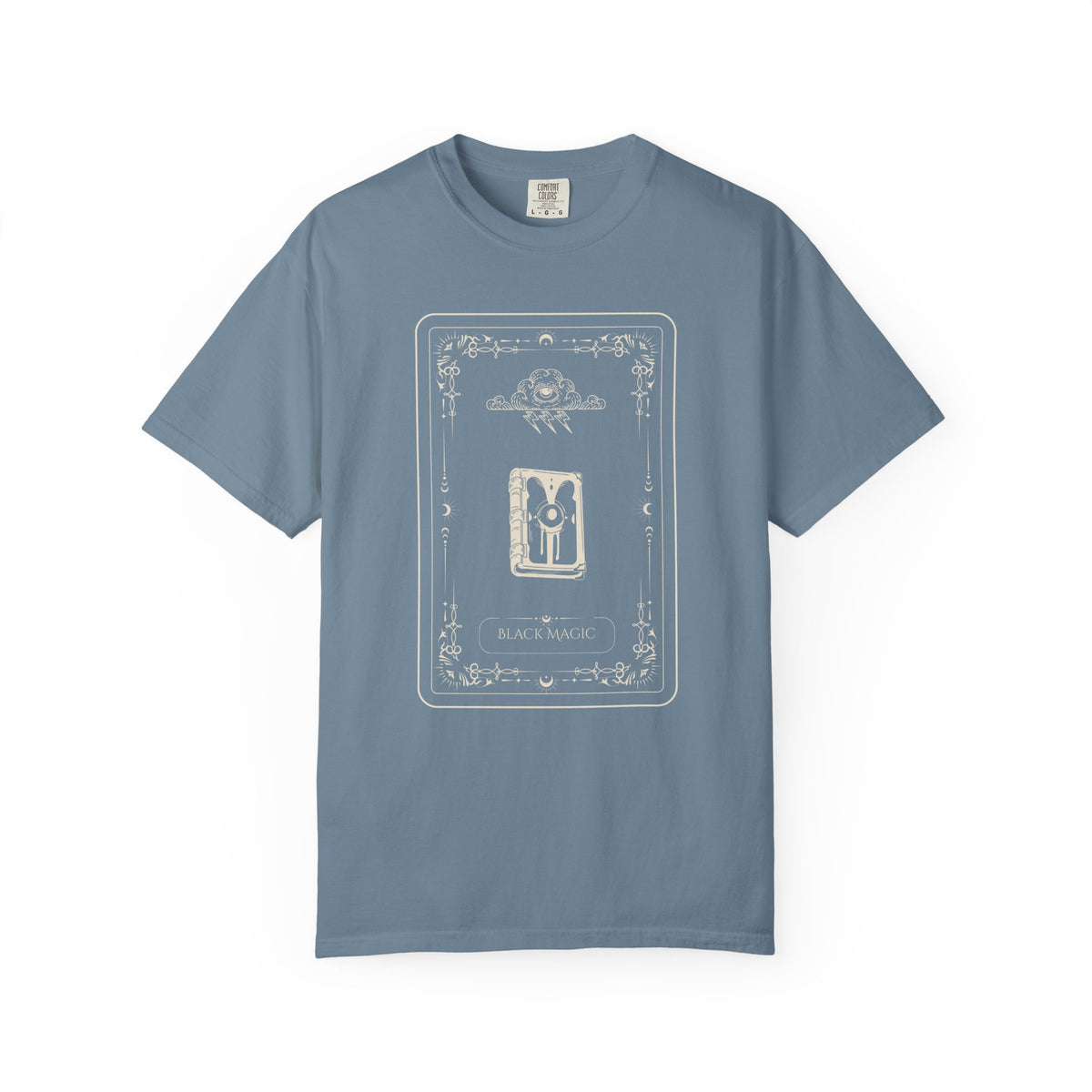 Tarot Bunny Illustration T-Shirt — 'Hold My Hand' Minimal Graphic Tee