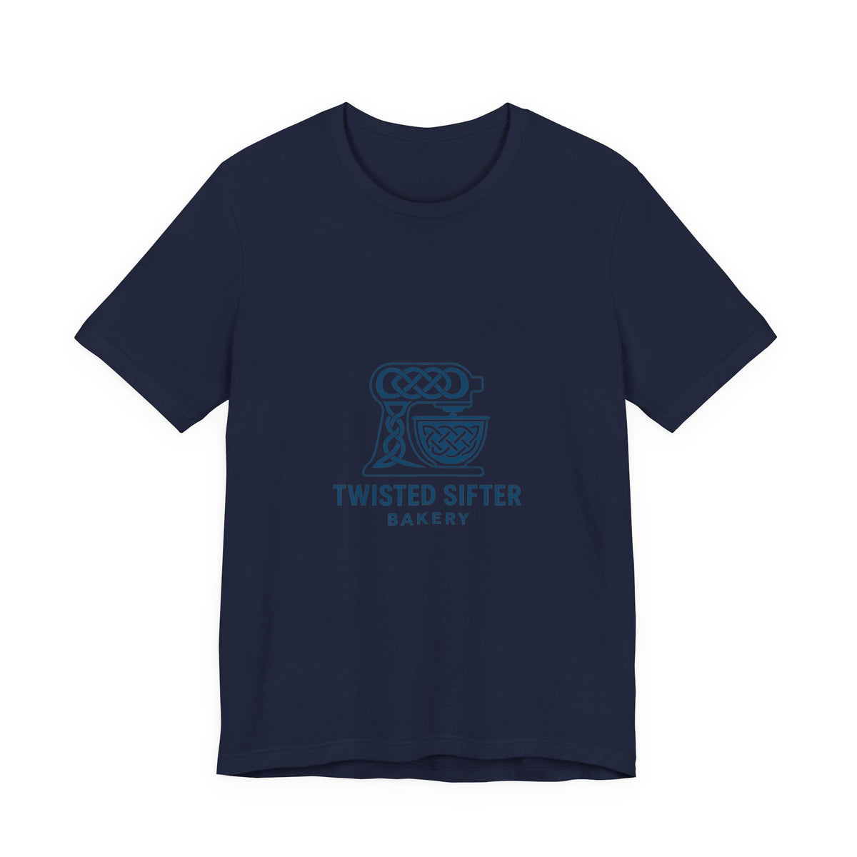 Twisted Sifter Bakery Logo Tee — Minimal Artisan Bakery T-Shirt