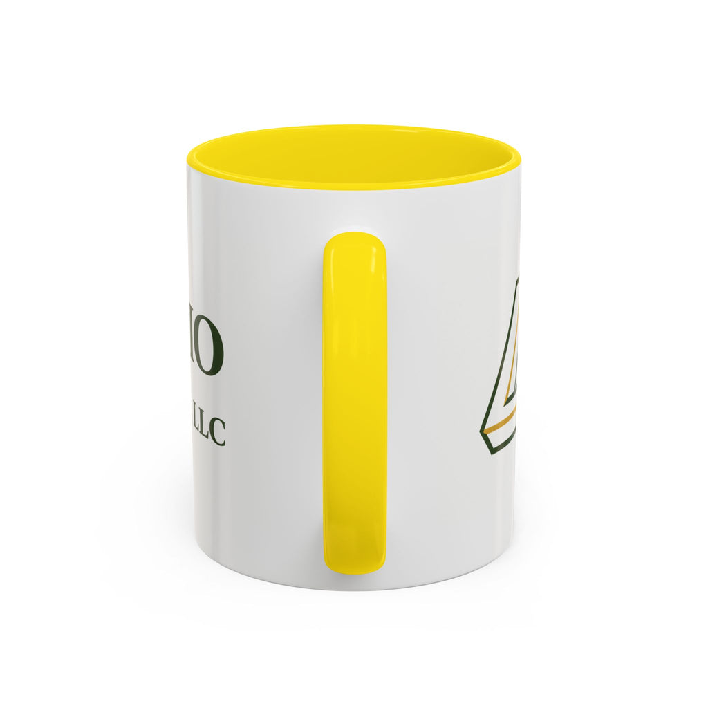 Sagefolio Advisors Logo Accent Coffee Mug — Branded Business Mug (11/15oz)