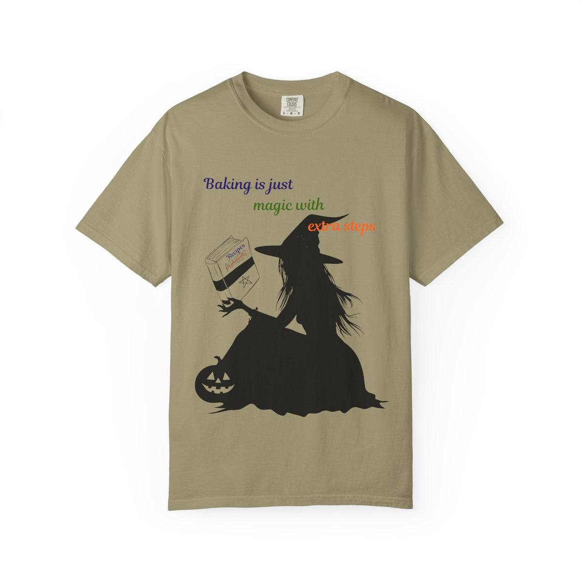 Witch Baker T-Shirt — "Baking is just magic with a step" Halloween Graphic Tee