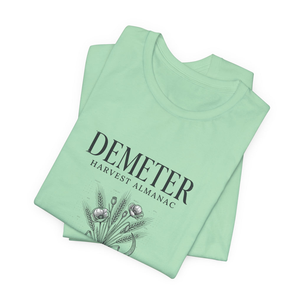 Demeter Harvest Almanac T-Shirt | Greek Mythology, Mythcore