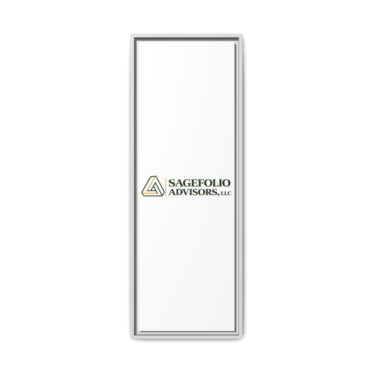 Framed Matte Canvas Wall Art — Sagefolio Advisors Logo