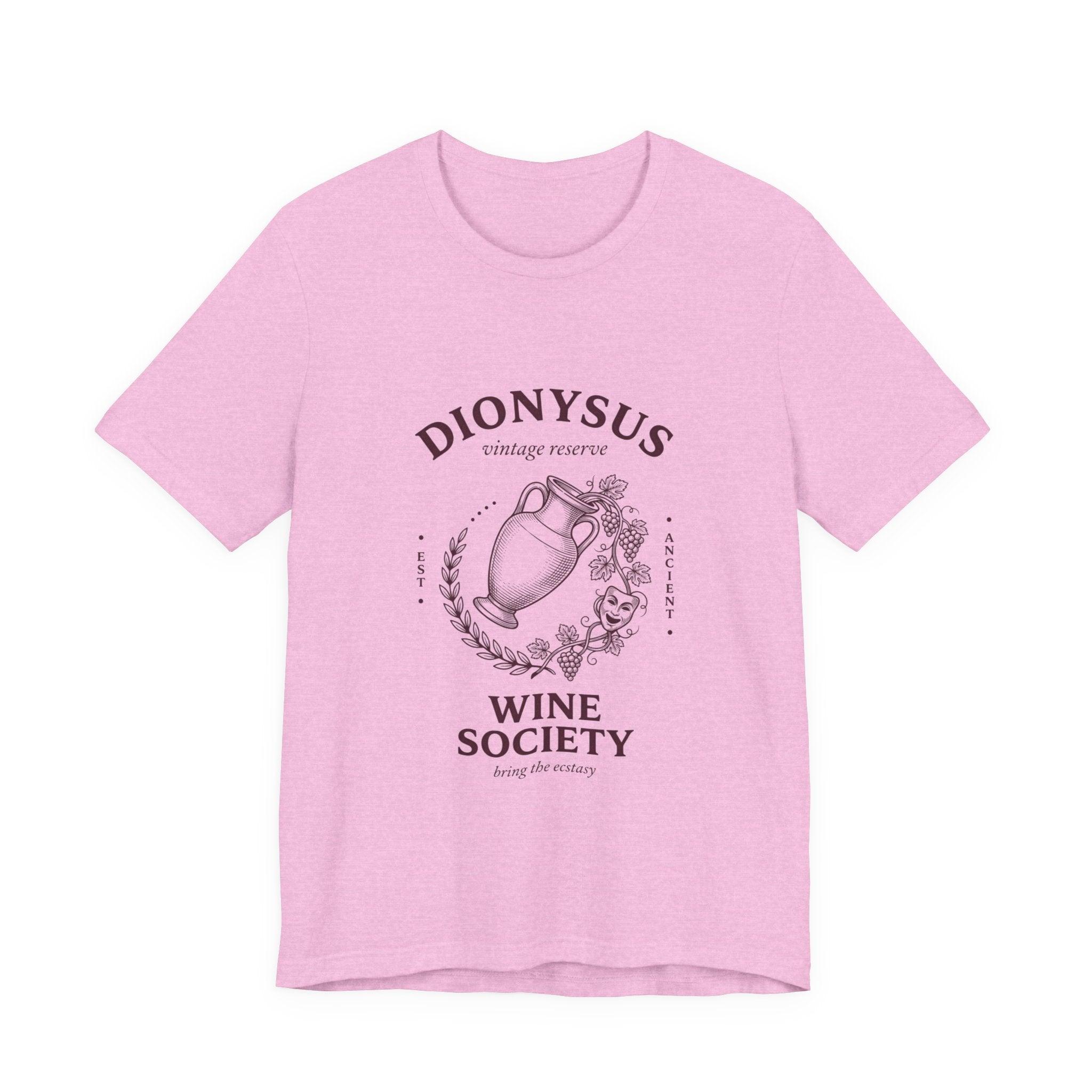 Dionysus Wine Society Tee | Greek Mythology, Mythcore Classic