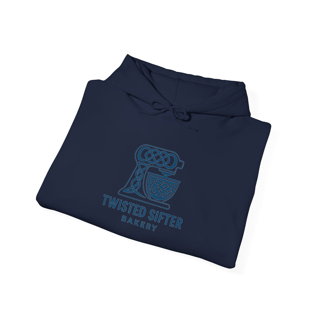 Bakery Logo Hoodie — "Twisted Sifter Bakery" Pullover