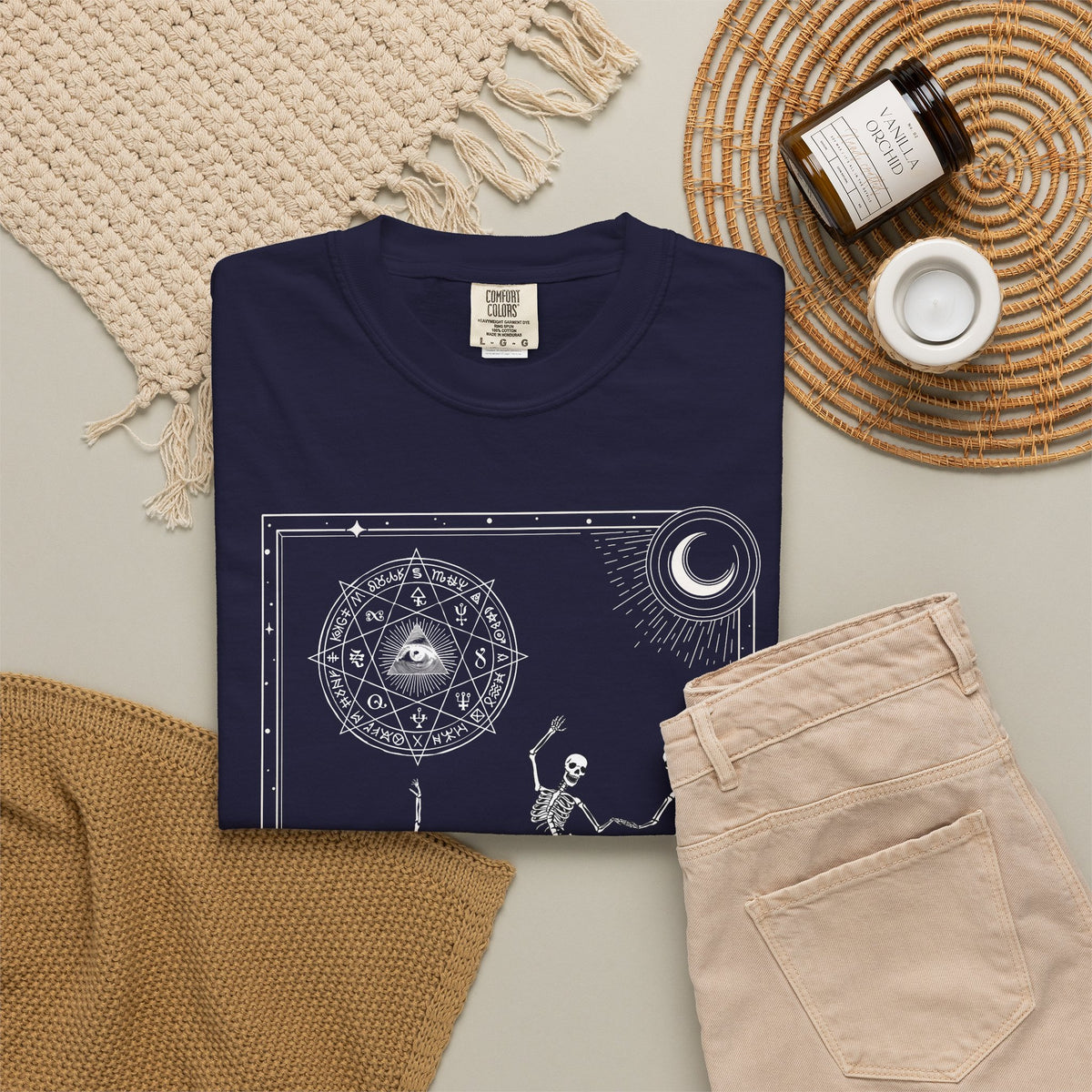 T-Shirt — 'The Ritual' Moon & Dance Graphic Tee