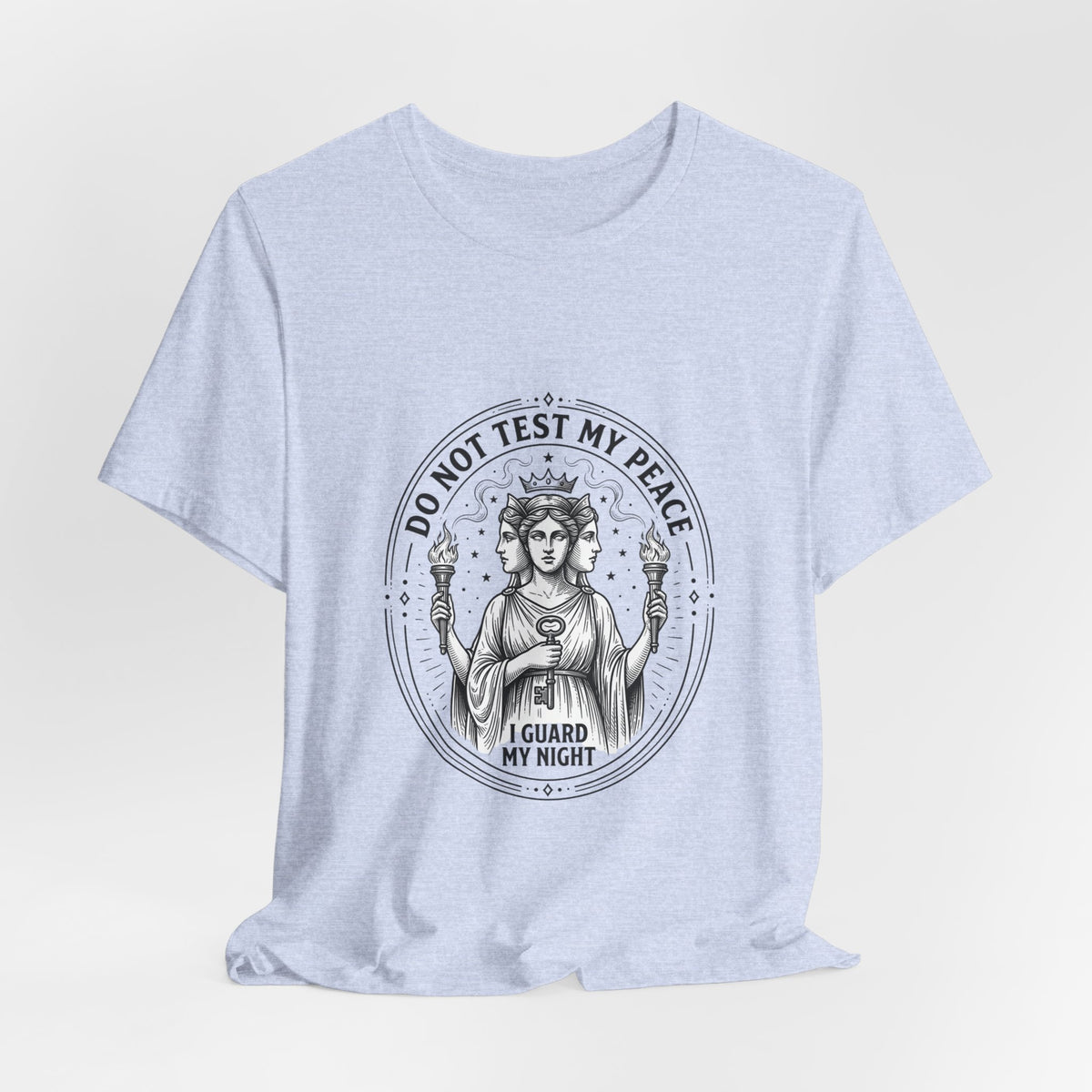 Do Not Test My Peace Guardian Illustration Tee | Greek Mythology, Mythcore
