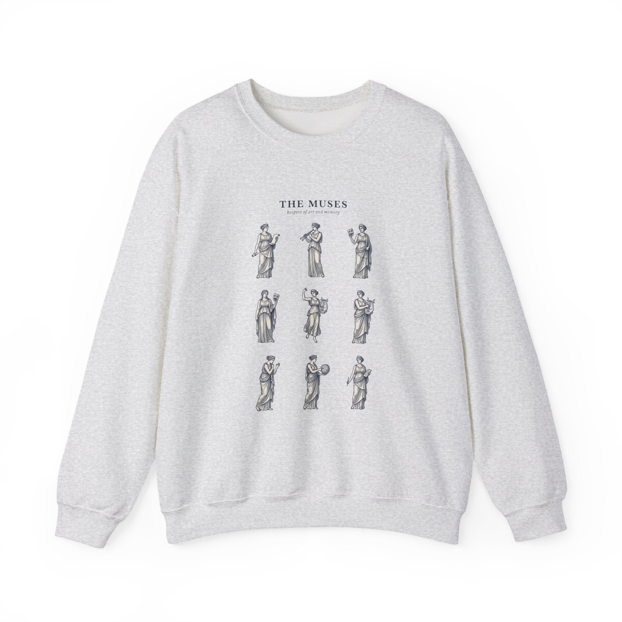The Muses crewneck sweatshirt | Greek mythology, mythcore, classical art