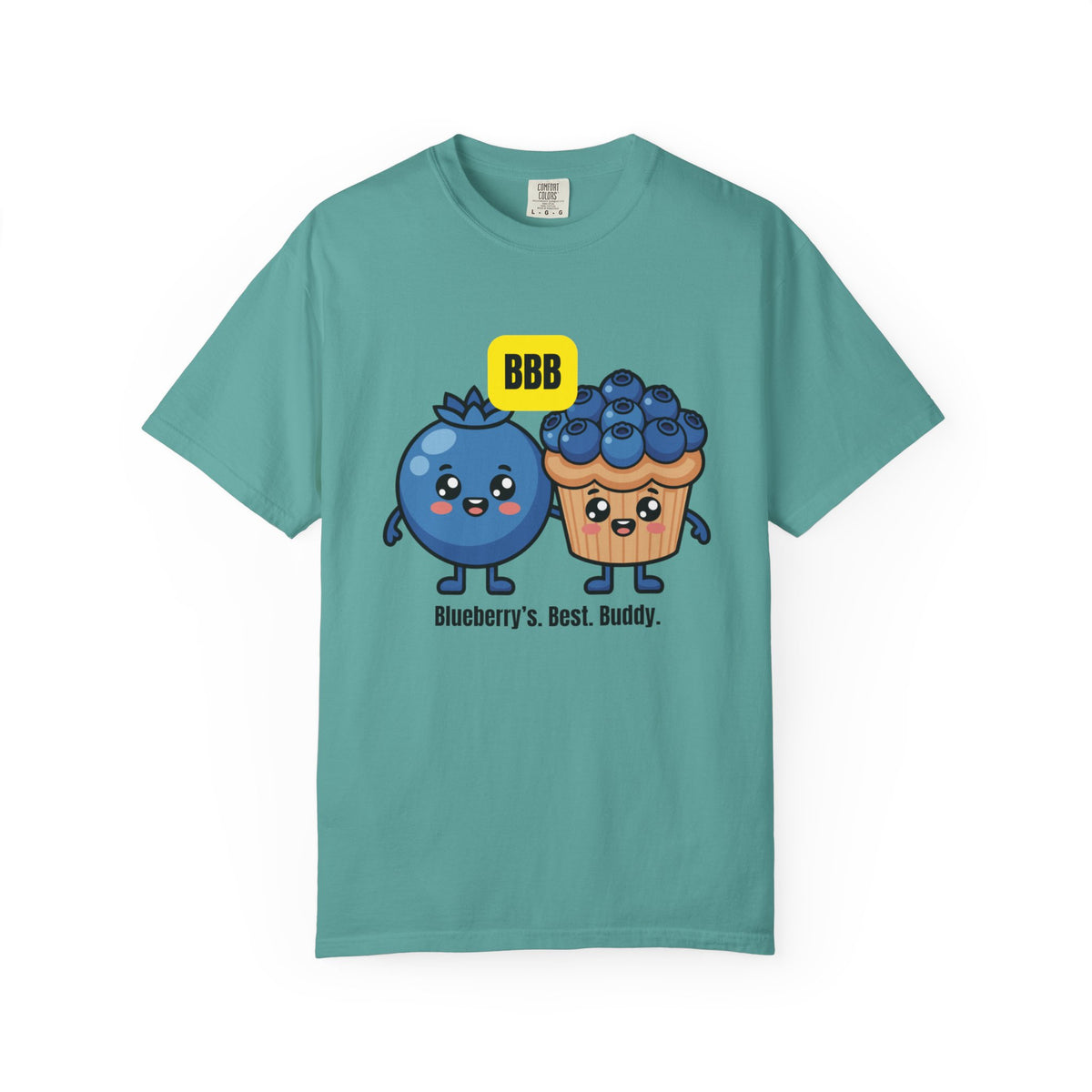 Blueberry’s Best Buddy T-Shirt — Cute Blueberry & Muffin Graphic Tee