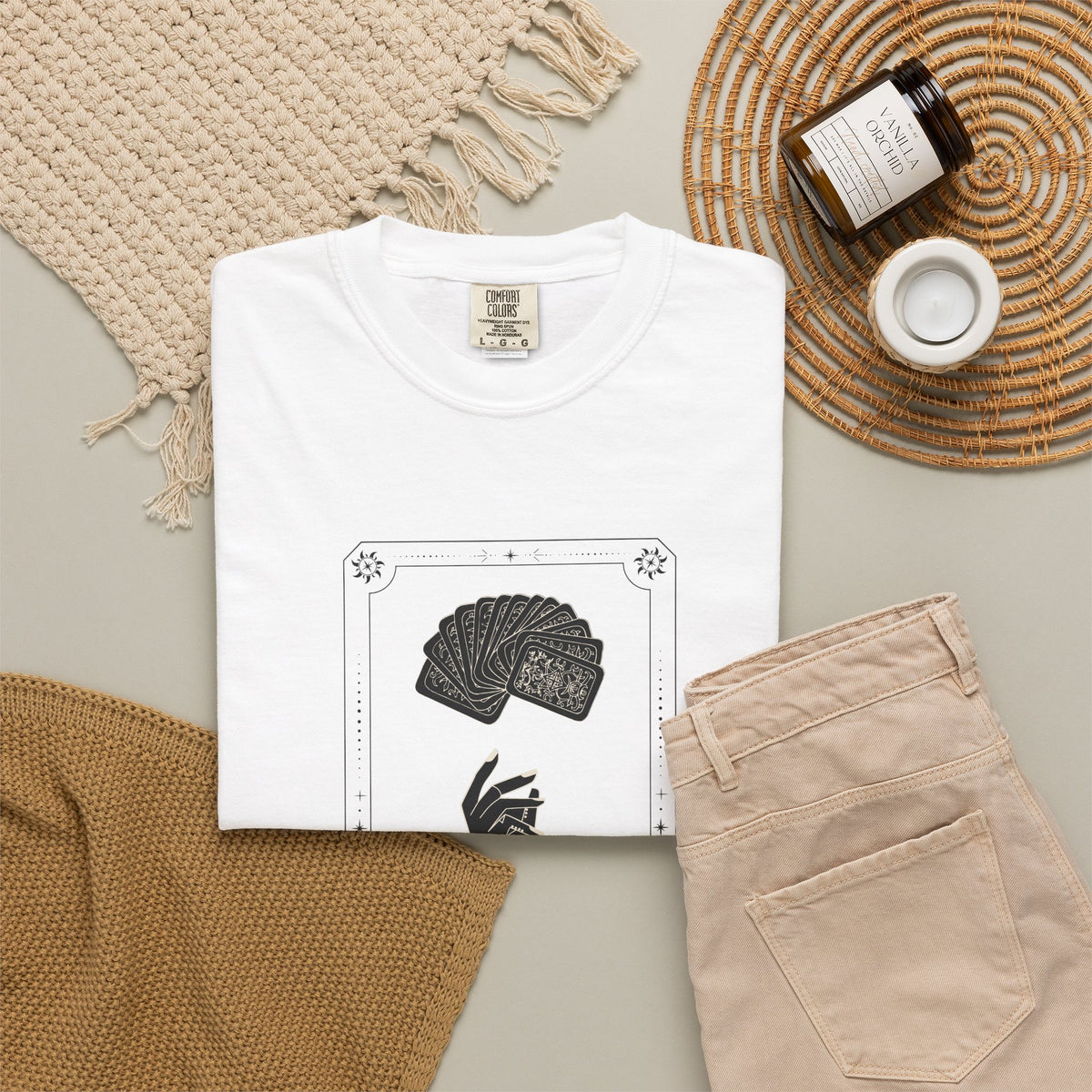 Tarot-Inspired 'Ace of Cups' Graphic T-Shirt — Minimal Occult Tee