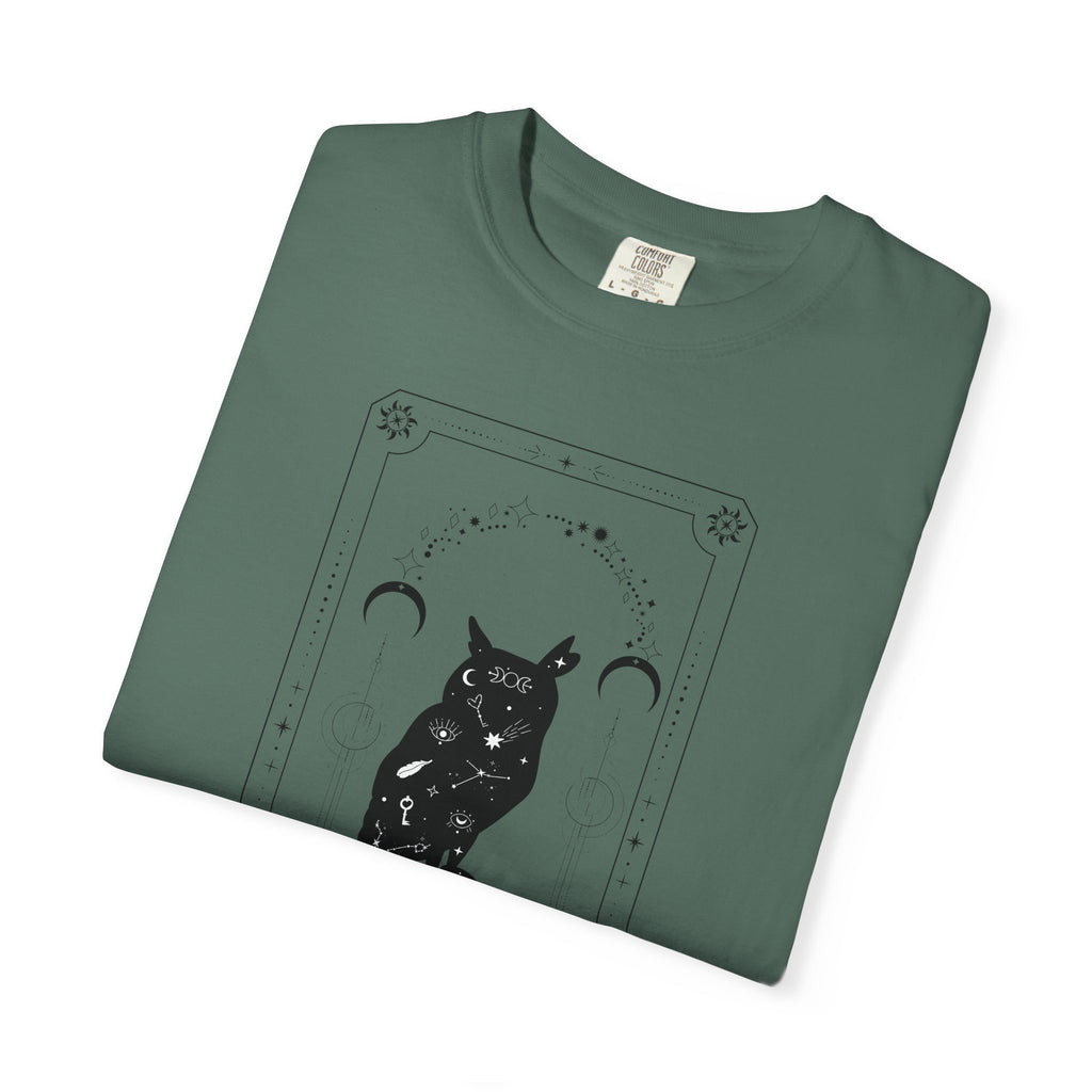 Tarot Owl T-Shirt — The Lunar Arc Mystical Graphic Tee