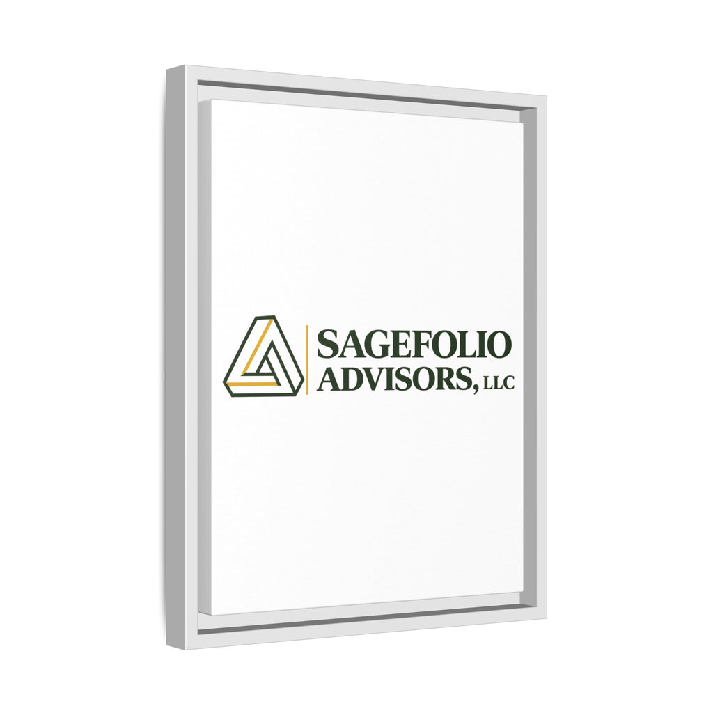 Framed Matte Canvas Wall Art — Sagefolio Advisors Logo
