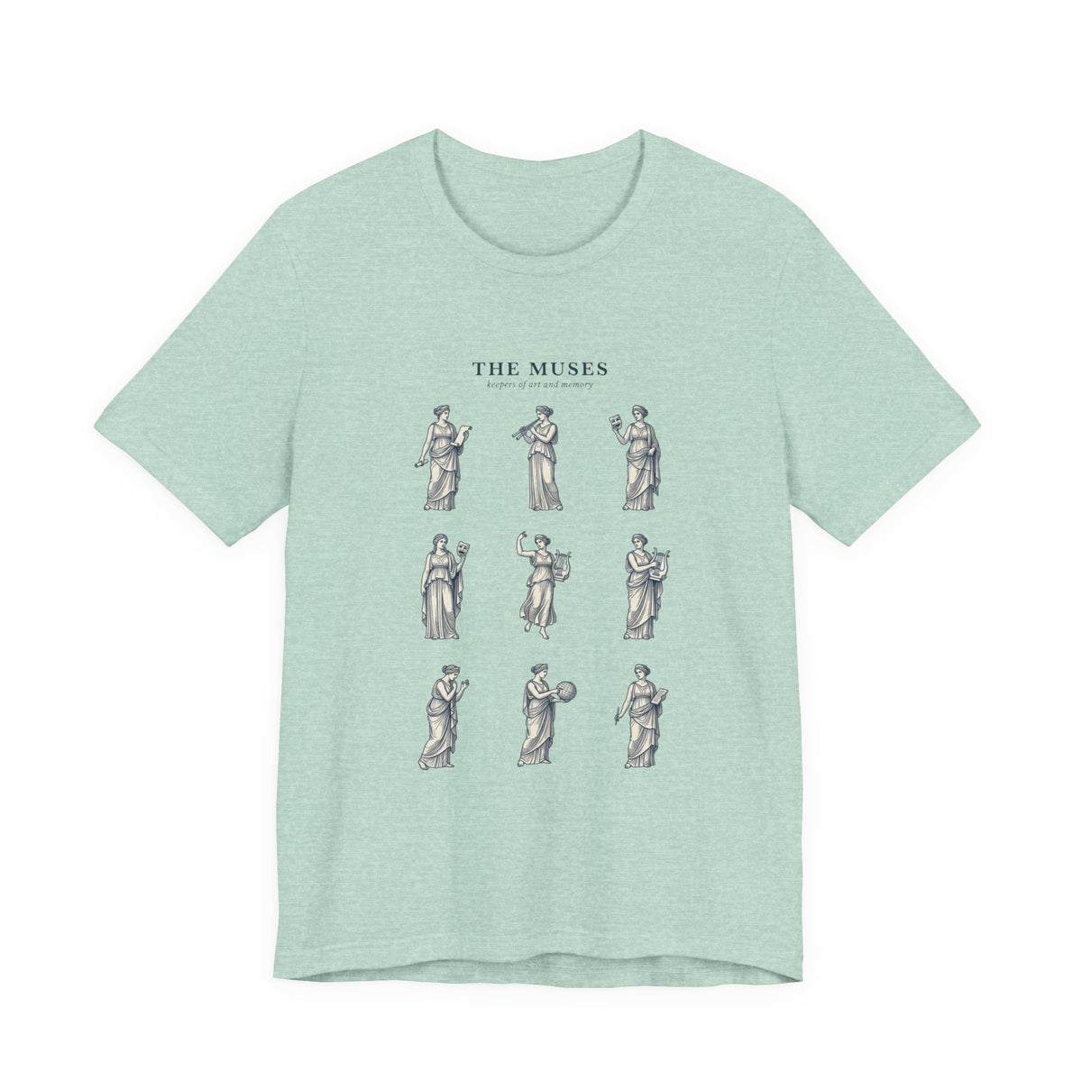 The Muses Tee | Greek Mythology, Mythcore Classic Art