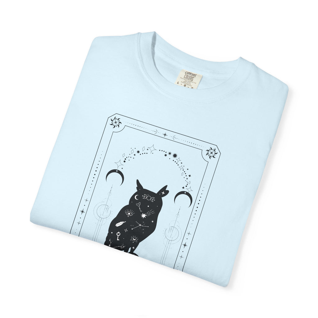 Tarot Owl T-Shirt — The Lunar Arc Mystical Graphic Tee
