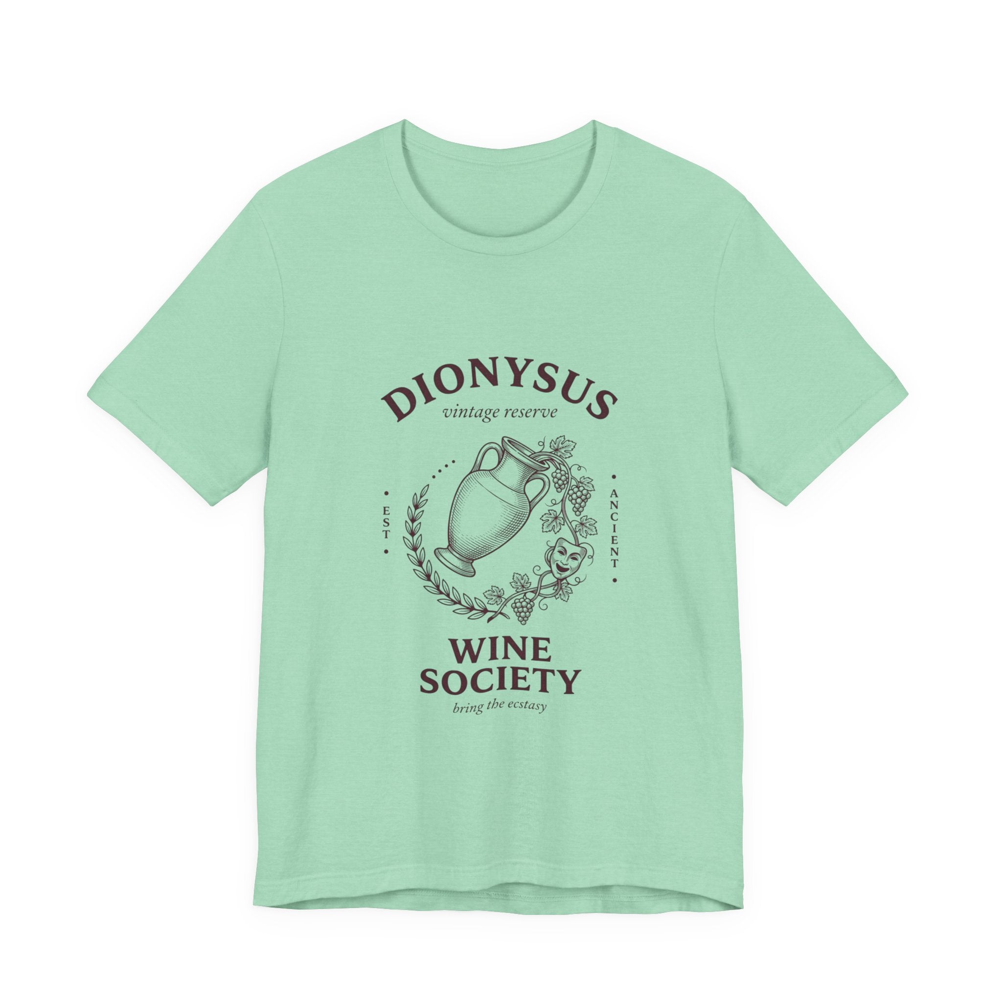 Dionysus Wine Society Tee | Greek Mythology, Mythcore Classic