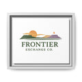 Framed Matte Canvas Print — Frontier Exchange Co. Logo