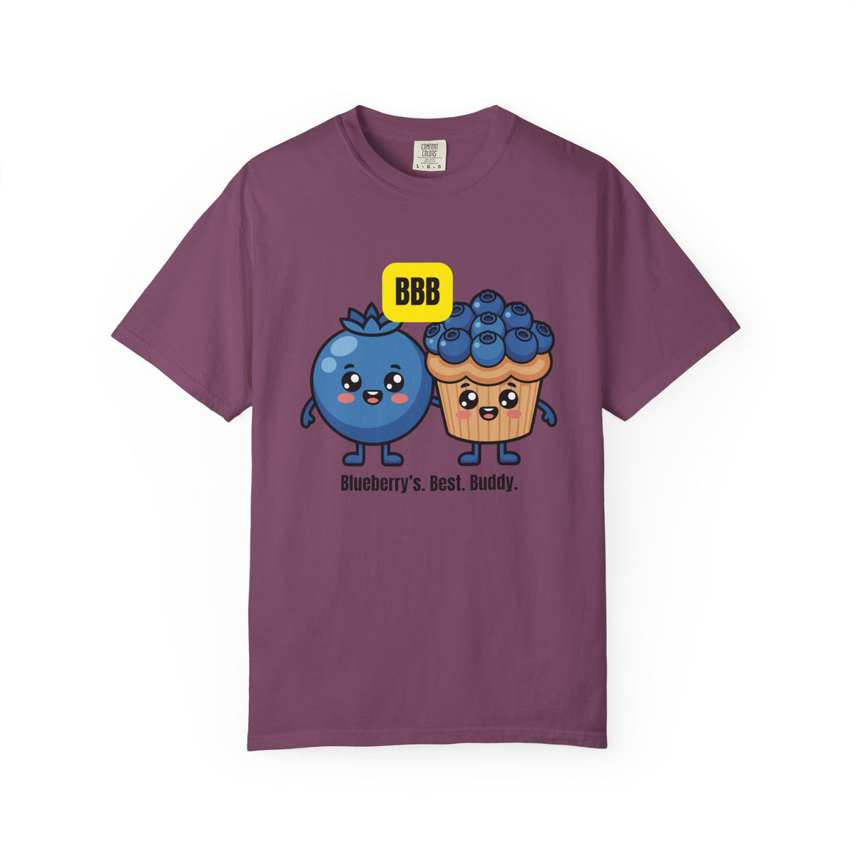 Blueberry’s Best Buddy T-Shirt — Cute Blueberry & Muffin Graphic Tee