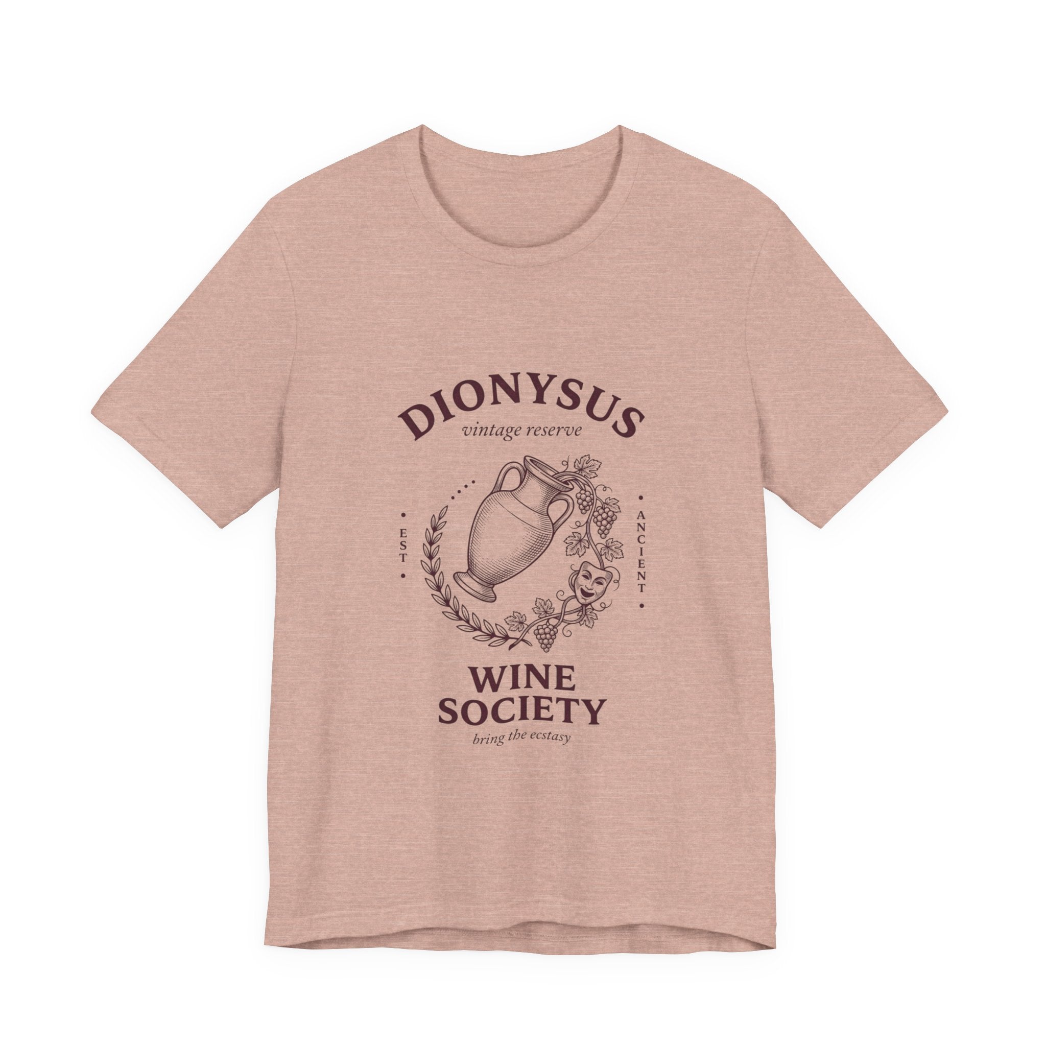 Dionysus Wine Society Tee | Greek Mythology, Mythcore Classic