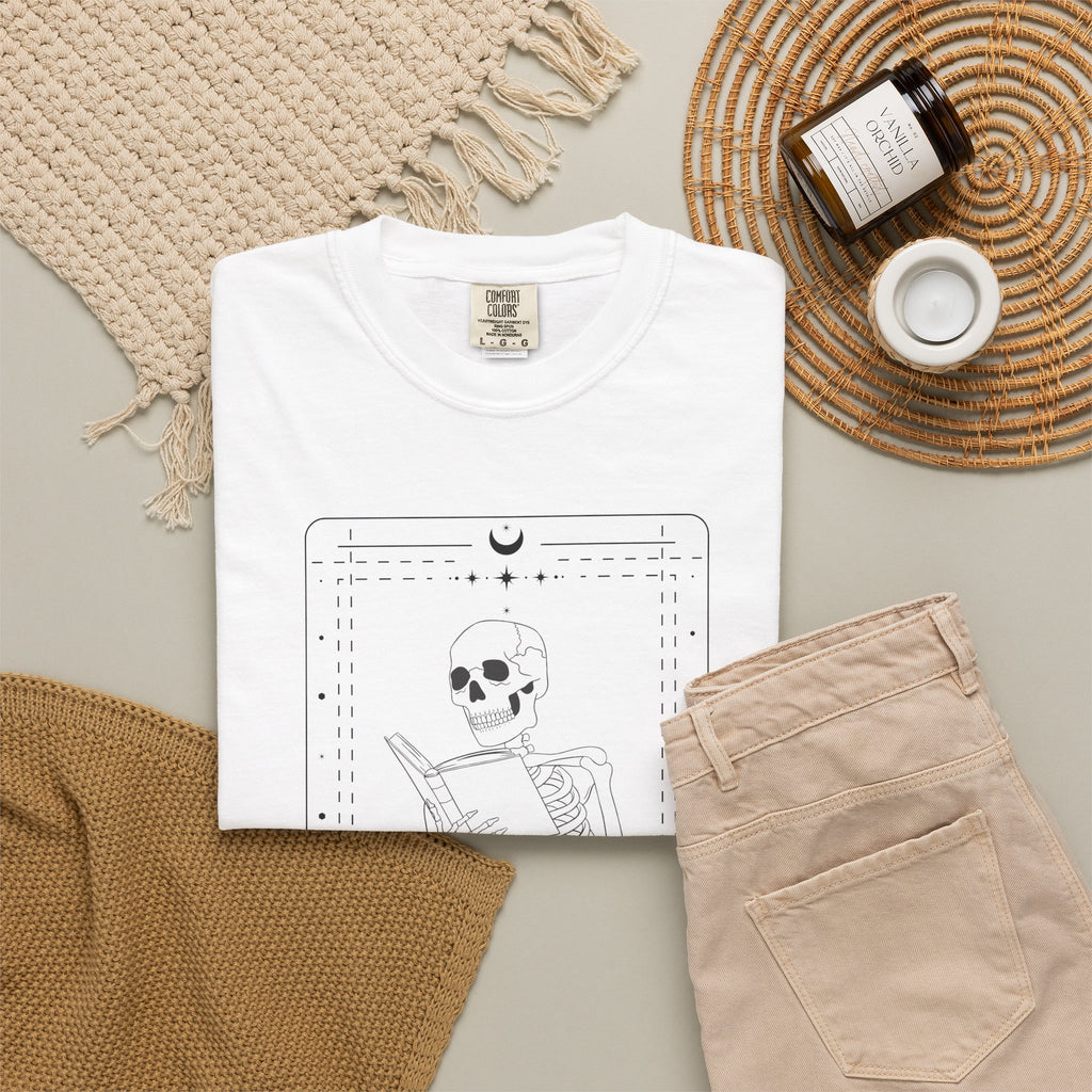 Book Lover T-Shirt — “Meet Me in the Stacks” Library Graphic Tee