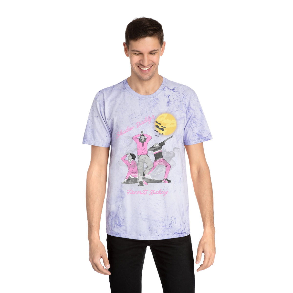 Retro Dance Crew Tie-Dye Tee — "Sweet Child" Graphic