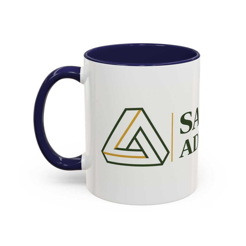 Sagefolio Advisors Logo Accent Coffee Mug — Branded Business Mug (11/15oz)