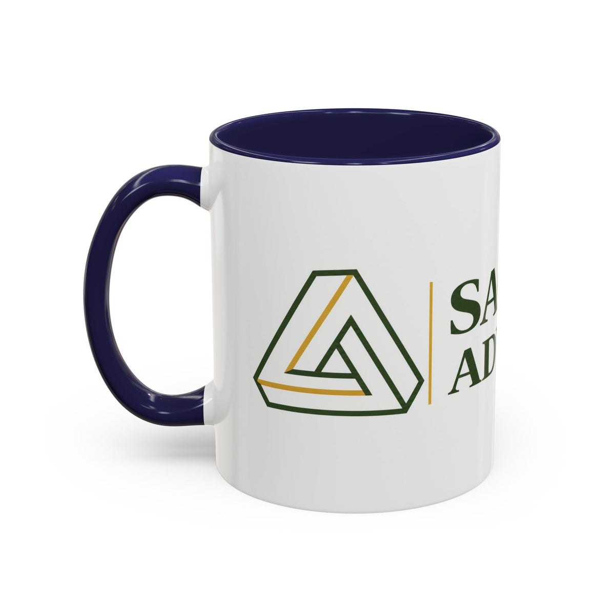 Sagefolio Advisors Logo Accent Coffee Mug — Branded Business Mug (11/15oz)