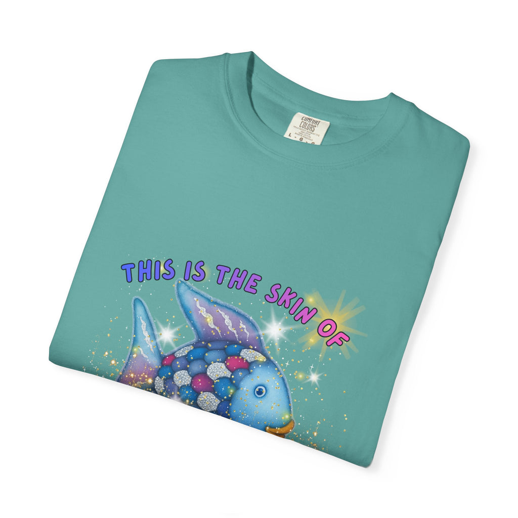 Fish Graphic T-Shirt — "This Is the Skin of a Killer, Bella" Colorful Ocean Artwork
