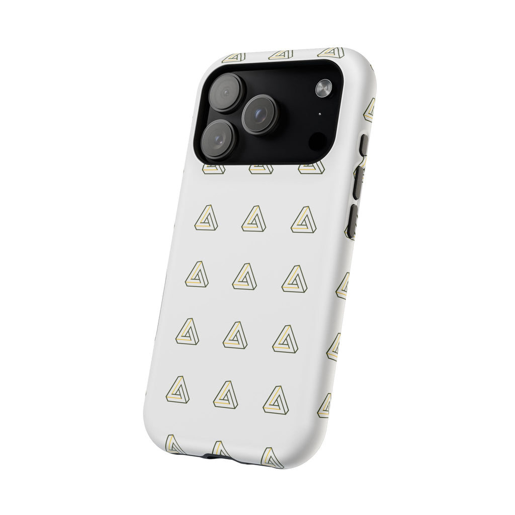 Magnetic Impact-Resistant Phone Case — Minimal Triangle Pattern