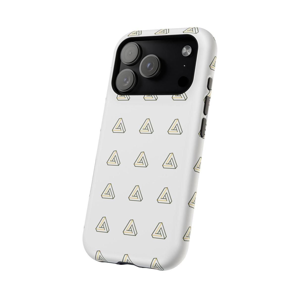 Magnetic Impact-Resistant Phone Case — Minimal Triangle Pattern