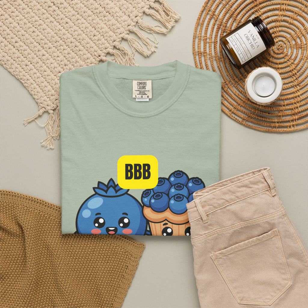 Blueberry’s Best Buddy T-Shirt — Cute Blueberry & Muffin Graphic Tee