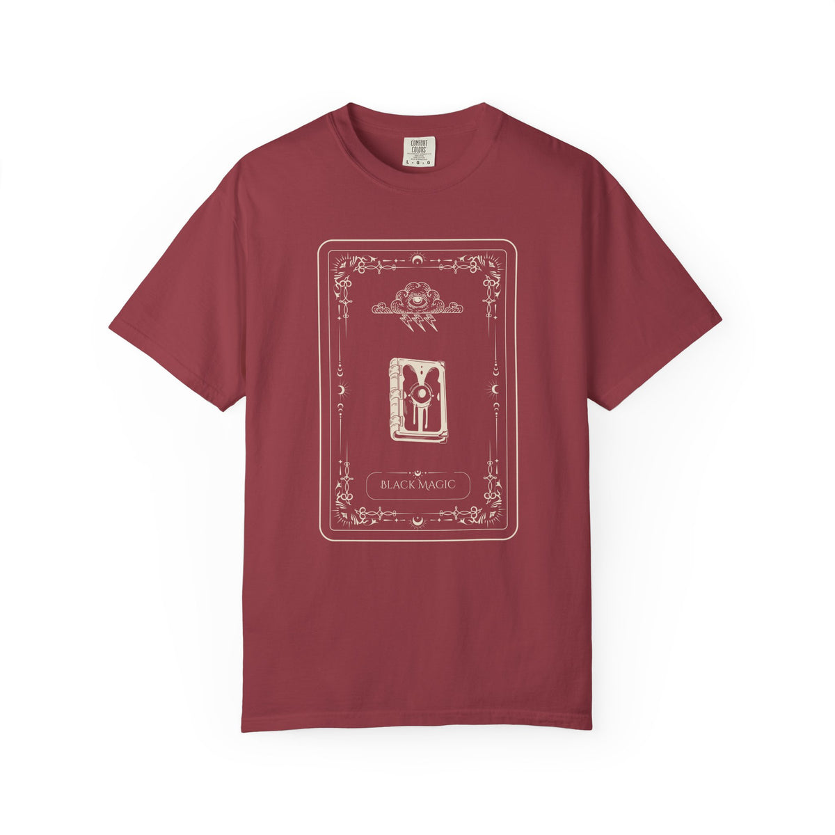Tarot Bunny Illustration T-Shirt — 'Hold My Hand' Minimal Graphic Tee