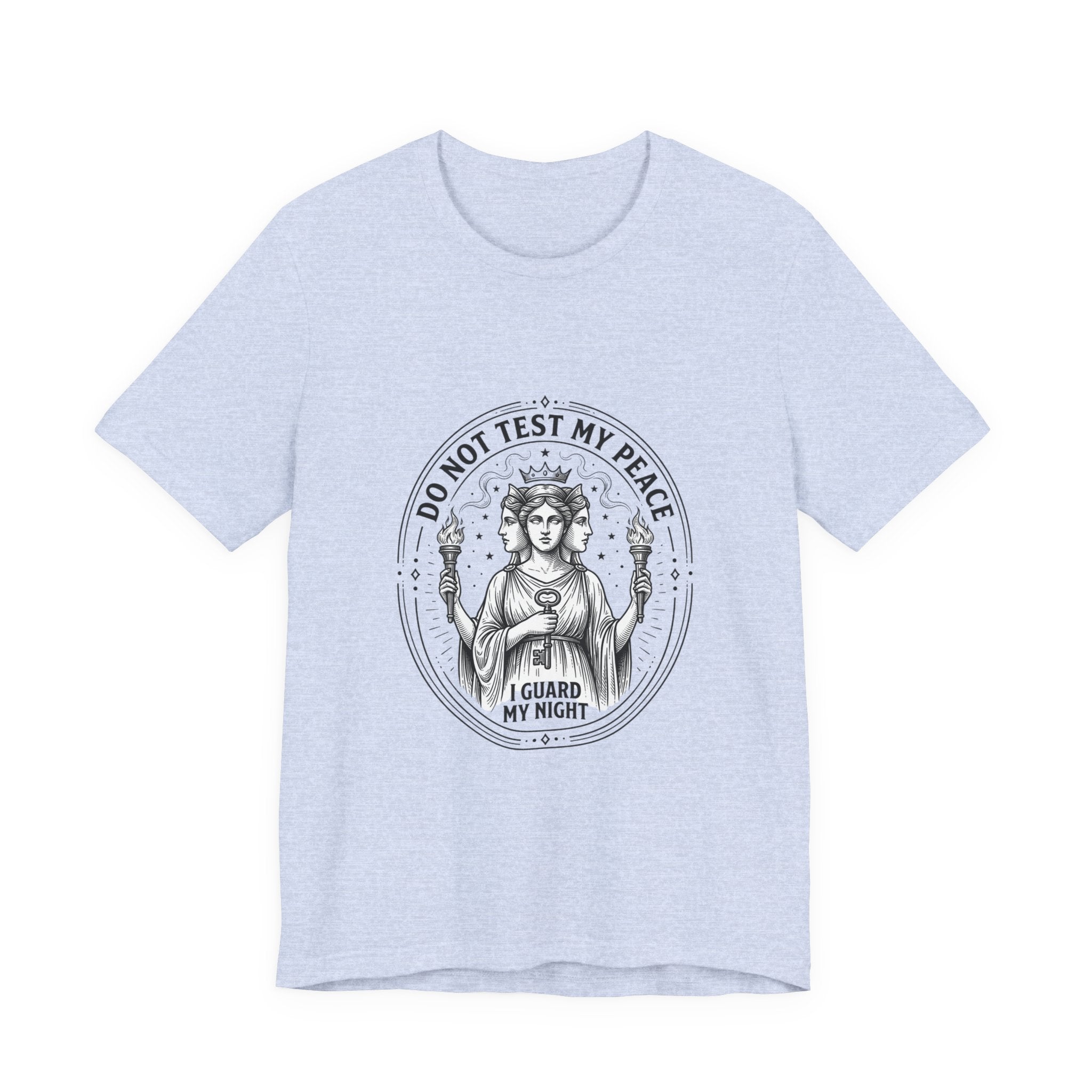 Do Not Test My Peace Guardian Illustration Tee | Greek Mythology, Mythcore