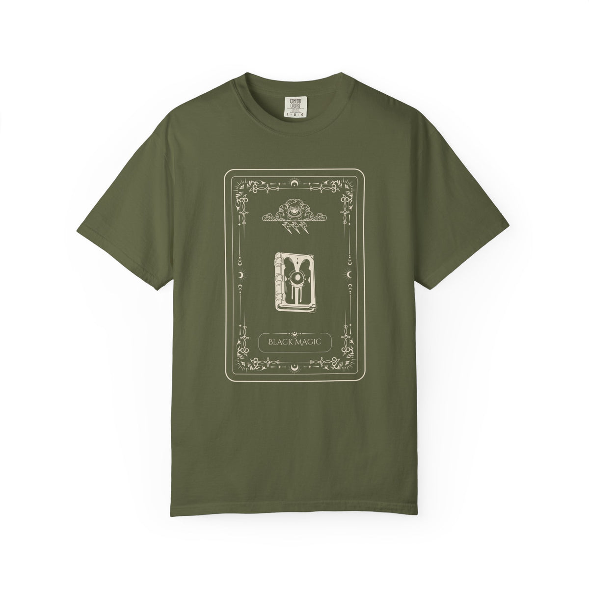 Tarot Bunny Illustration T-Shirt — 'Hold My Hand' Minimal Graphic Tee