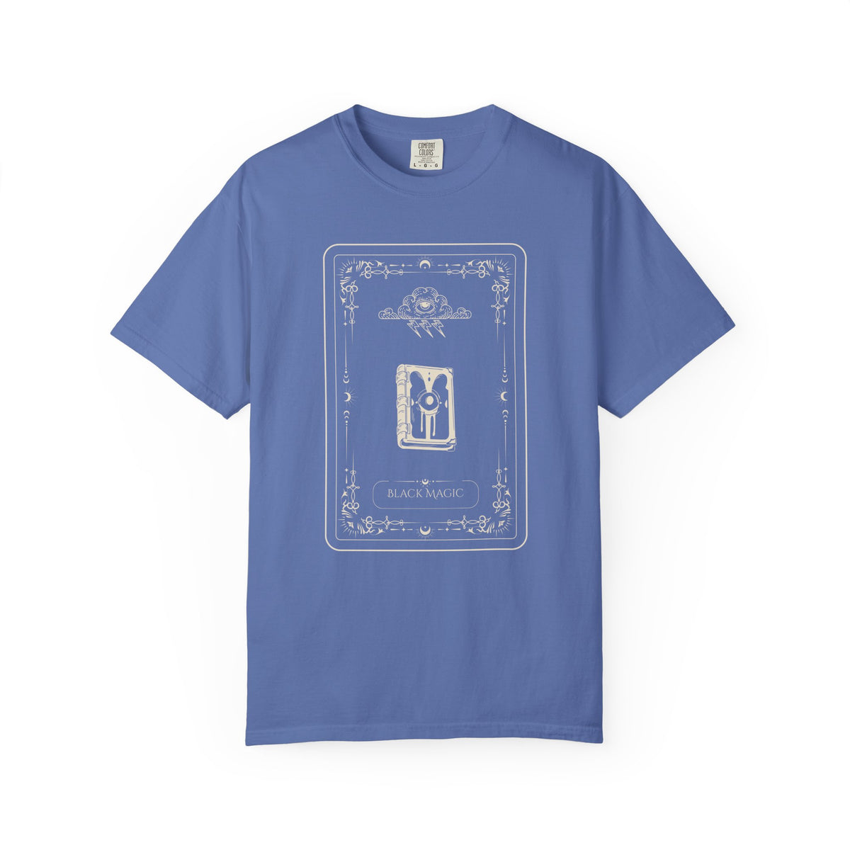 Tarot Bunny Illustration T-Shirt — 'Hold My Hand' Minimal Graphic Tee