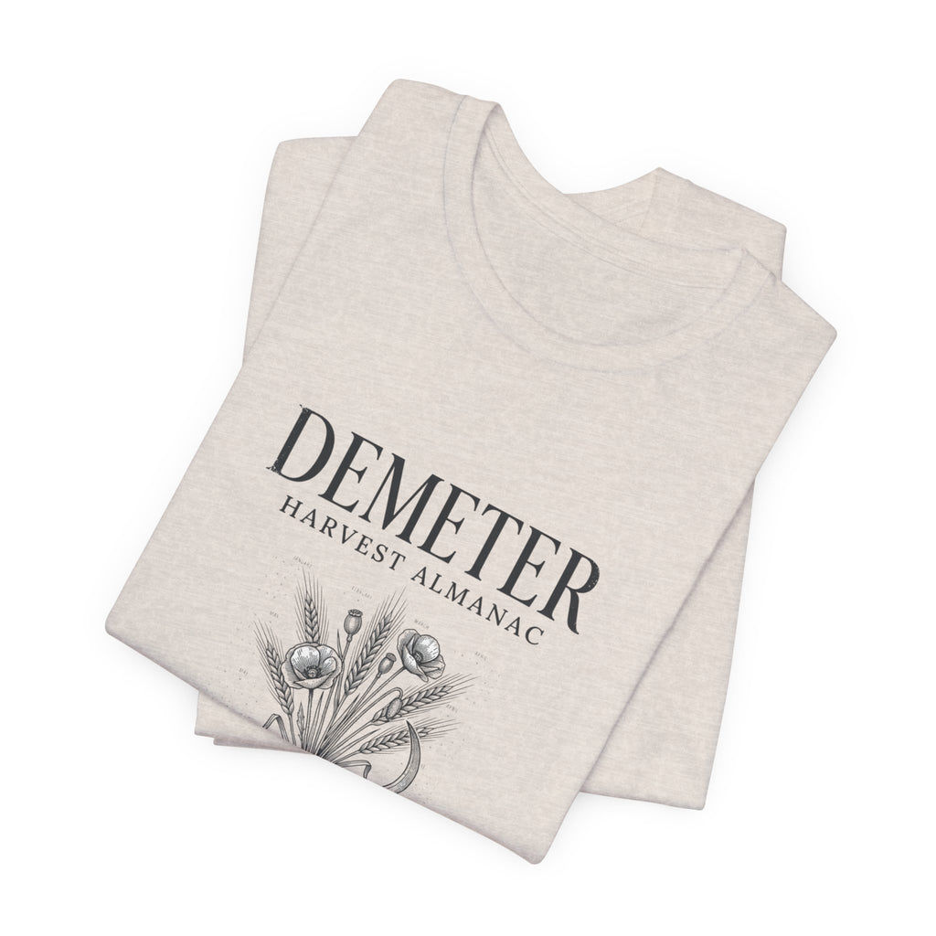 Demeter Harvest Almanac T-Shirt | Greek Mythology, Mythcore